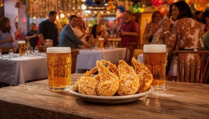 Fototapeta premium Brazilian chicken pastry