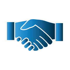 Fototapeta premium Handshake icon design template