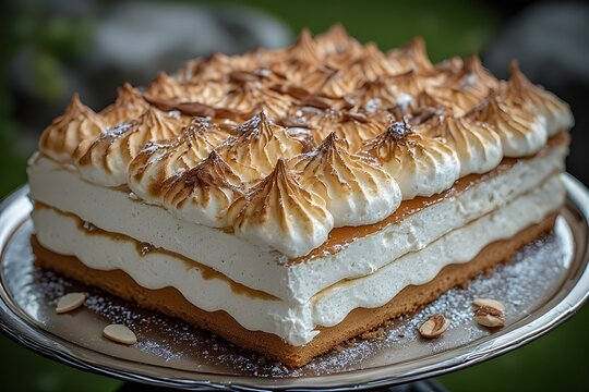 norwegian verdens beste cake on a plate