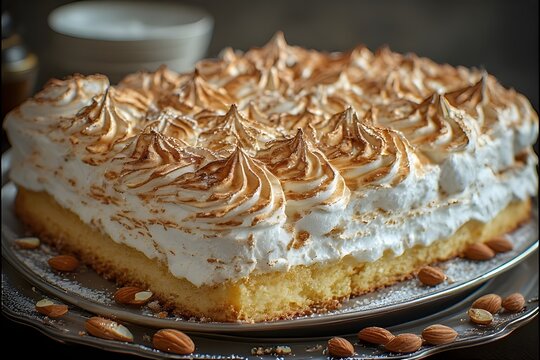norwegian verdens beste cake on a plate