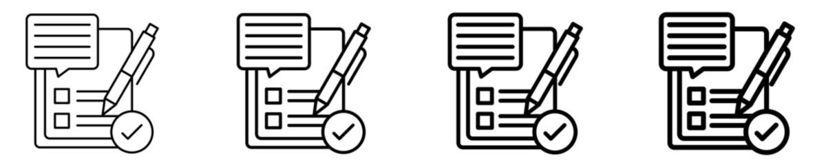 Follow-Up Icon Set Different Style Collection