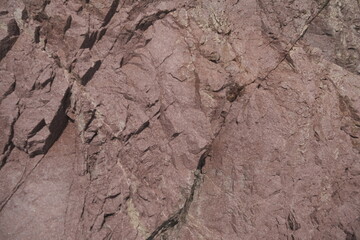 Reddish Rock Surface Texture &ndash; Natural Stone Background