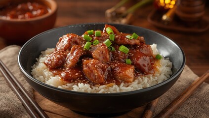 Pork rice, Chinese cuisine