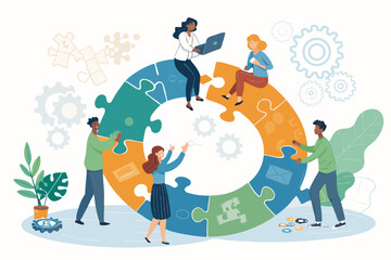 Crisp Teamwork With Dynam Premium Digital Asset