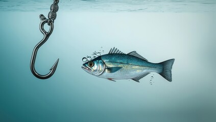 fish gaff, hook separated from backdrop