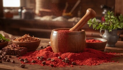Preparation method for coloring using red yeast rice powder, a natural pigment in traditional Chinese cuisine