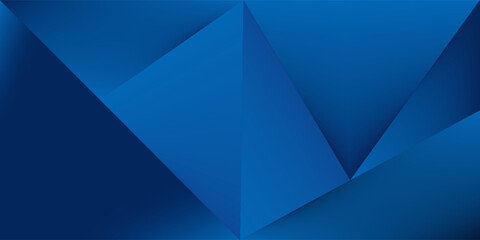 Obraz premium Black dark navy blue silver abstract pattern background. Geometric shape. Line triangle angle fold polygon diamond 3D. Color gradient ombre. Rough grain noise. Light shadow. Matte shimmer. Minimum.