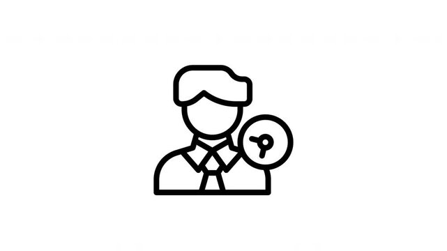 call center animated icon