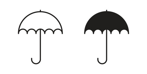 Umbrella icon Thin Collection. Editable Stroke. Suitable for Websites © JonathanC