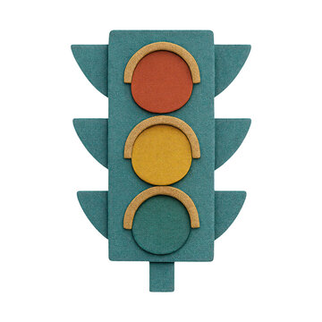 PNG Colorful toy traffic light