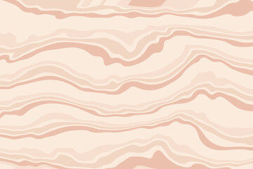 揺れる波線のパターン背景　オレンジ色ストライプ