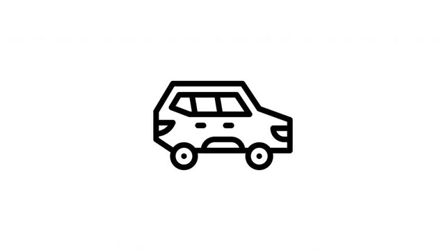 SUV animated icon
