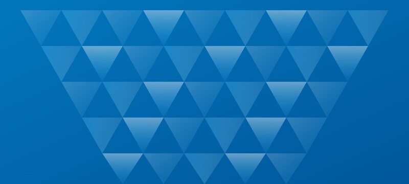Blue triangle pattern background