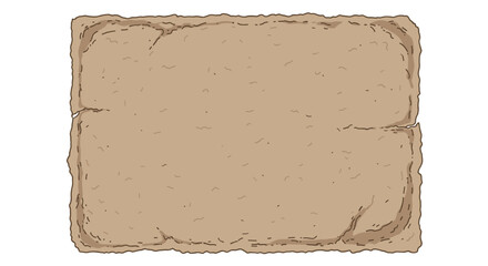 Old parchment paper with worn edges and vintage texture for design