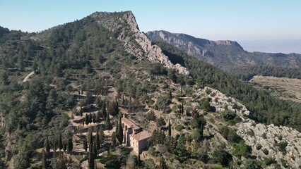 Fototapeta premium Ermita de Sant Blai, Tivissa, Ribera d’Ebre