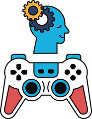 The controller has two buttons and a joystick © toonsteb