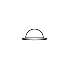 Fototapeta premium farmer hat icon