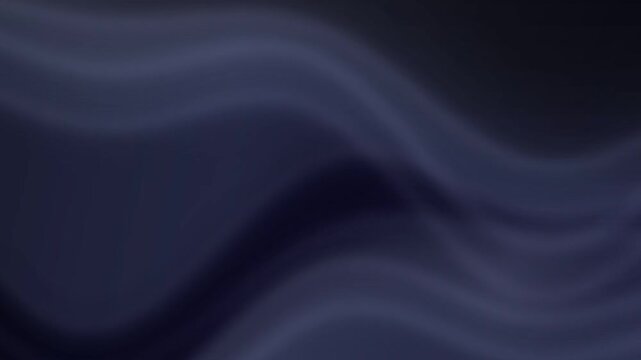 Dark blue wavy abstract lines flowing across a dark background in a digital illustration