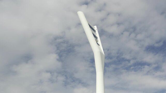 Floodlight For Lighting AFL Games At GMHBA Stadium, Home Venue Of The Geelong Cats In Australia.