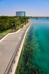 Fototapeta premium The Bay La Sun Hotel and Marina in King Abdullah Economic City (KAEC), Saudi Arabia