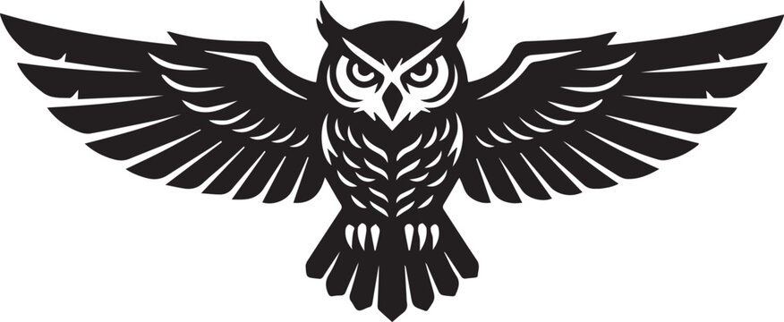 Adobe Illustrator Artwork.AI Vector Image. Oule Bird Vector Image .