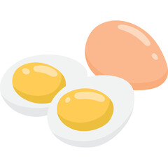 Boiled Egg Illustration