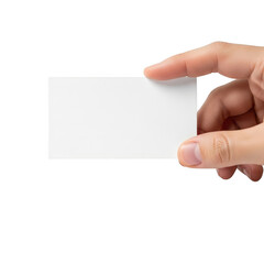 Hand holding a small brown chick against a white background isolated on transparent background