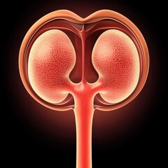 The bladder expands to accommodate varying volumes of urine.