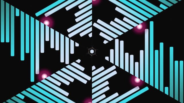 abstract background vector hexagon lines