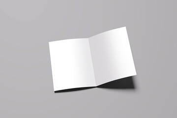 Premium Brochure Mockup Scene &ndash; Realistic Soft Shadow Template