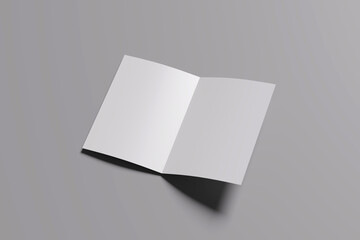 Modern Trifold Flyer Mockup &ndash; Editable Print Design Display