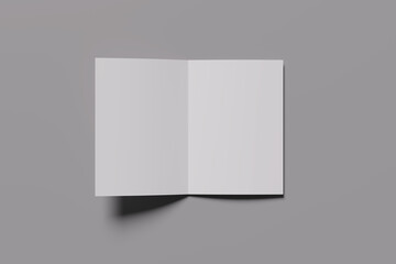 Minimal Bifold Brochure Mockup &ndash; Clean A4 Print Presentation Template