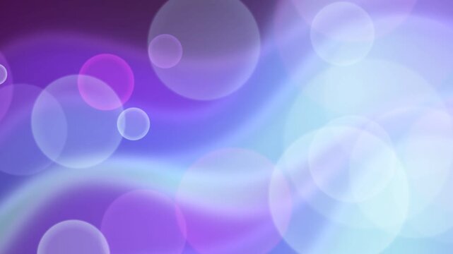 abstract purple colorful background with bubles and light waves