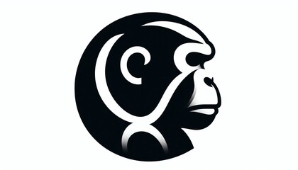 Fototapeta premium vector illustration of an ape