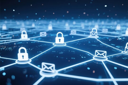 Blockchain based technology secures smart contract and token transactions with encrypted money transfer protecting digital communication and data