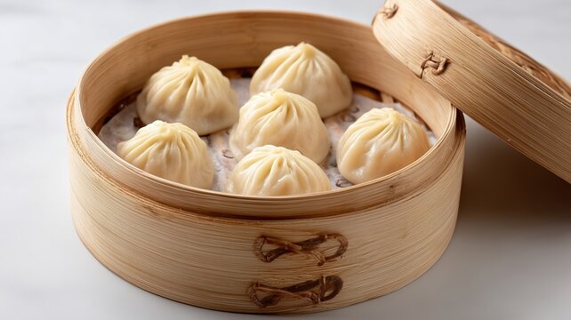 chinese steamed dumplings xiaolongbao