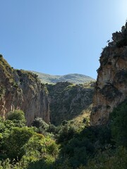 view of the mountains