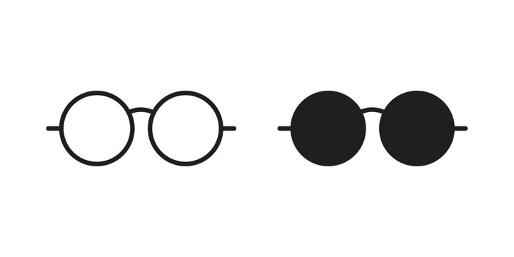 Eye glasses icon. Premium thin line vector illustrator. Vector EPS10