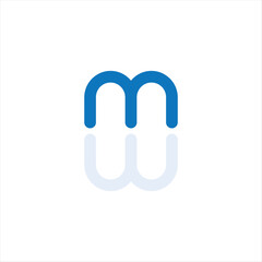 Obraz premium M Letter Logo Template