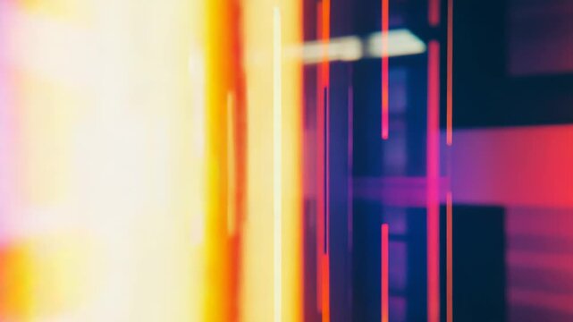 Abstract bright lines and glowing light forming a dynamic digital network, symbolizing connectivity, technology, and fast data transfer in a futuristic environment
