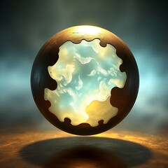 Divine Energy Above Earth