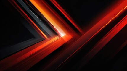 Abstract vibrant lines in red and black tones creating a dynamic and modern background for design and creative projects