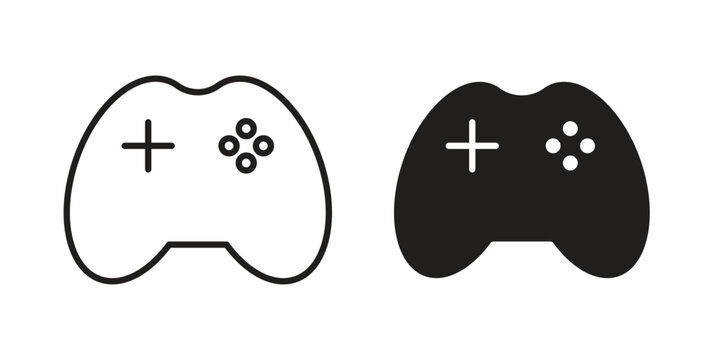Game controller icon. Premium thin line vector illustrator. Vector EPS10