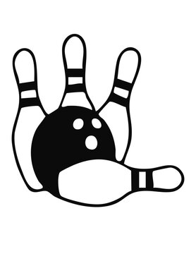 bowling pins ball