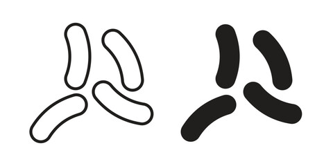 Obraz premium Microorganism icon. Premium thin line vector illustrator. Vector EPS10