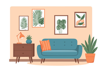 A minimalist, sunlit office space showcasing a modern and motivational work environment for productivity.