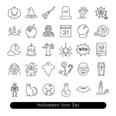 ハロウィンアイコンセット