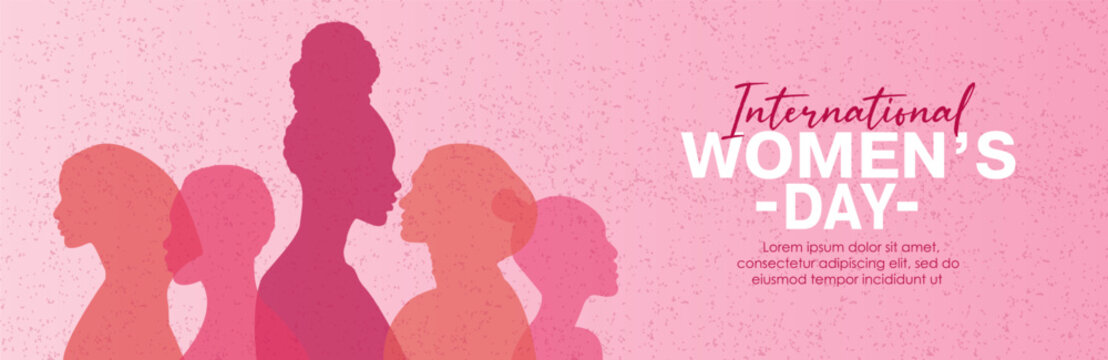 International Women's Day. March 8. Vector illustration, flat design.