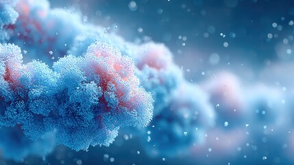Fototapeta premium Protein enzyme activity concept for scientific and educational use.