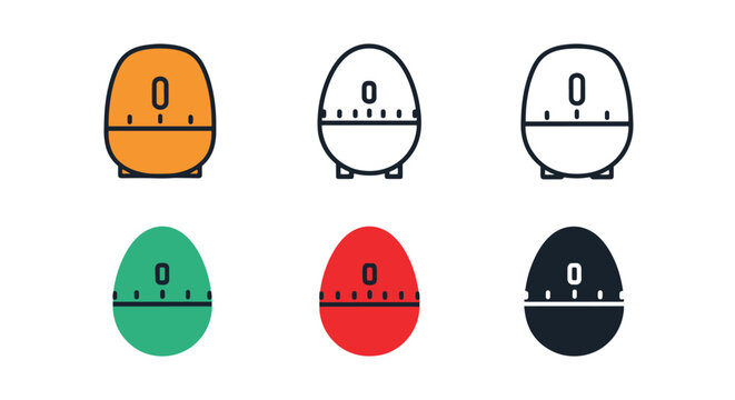 Egg Timer Line art abstract smooth elegant illustration